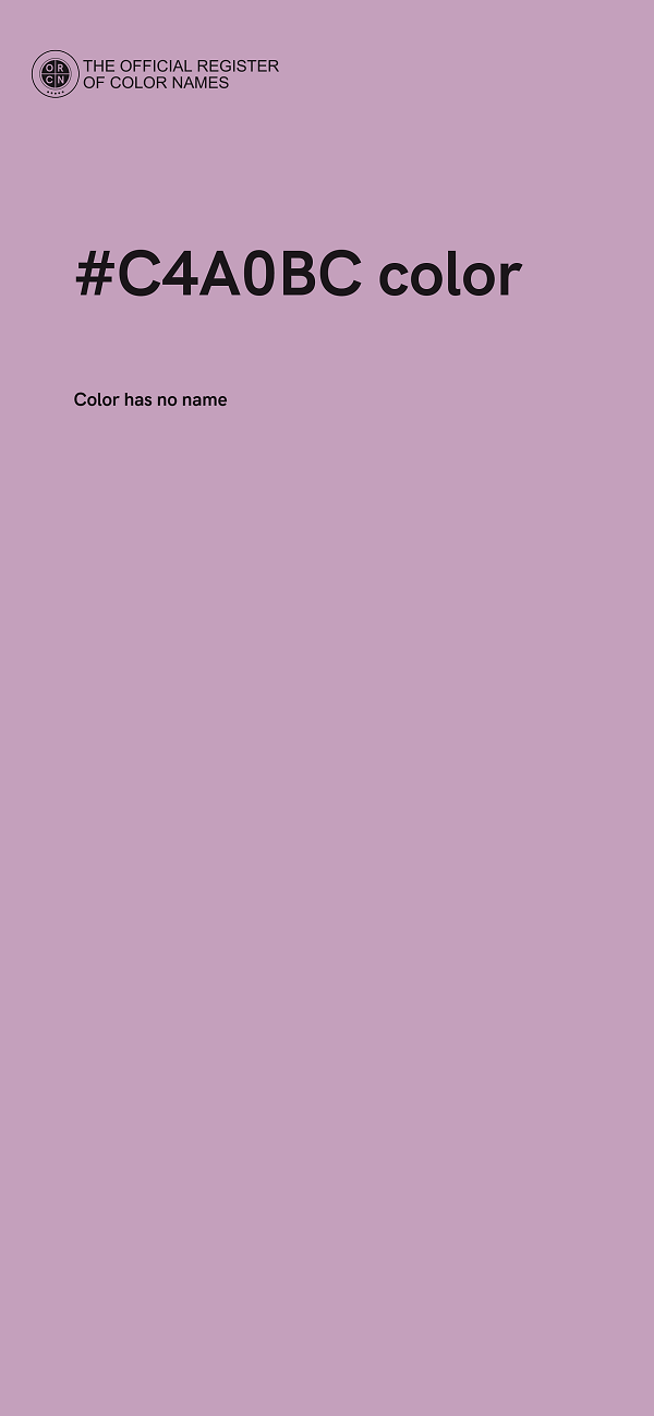 #C4A0BC color image