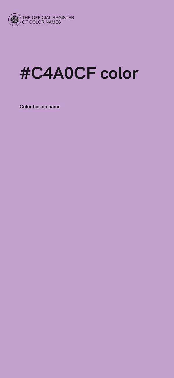 #C4A0CF color image