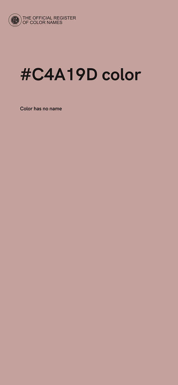 #C4A19D color image