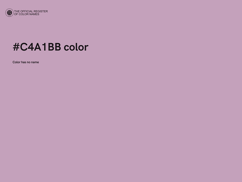 #C4A1BB color image