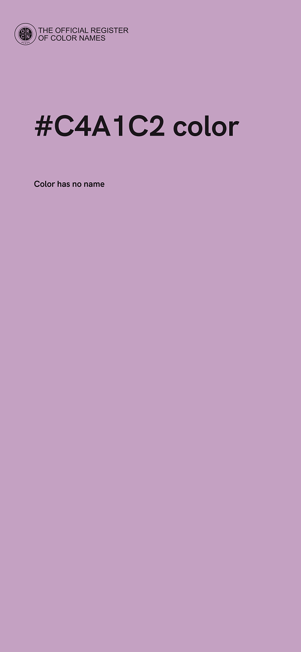 #C4A1C2 color image