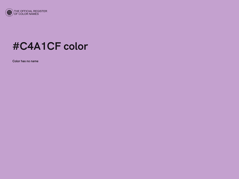 #C4A1CF color image