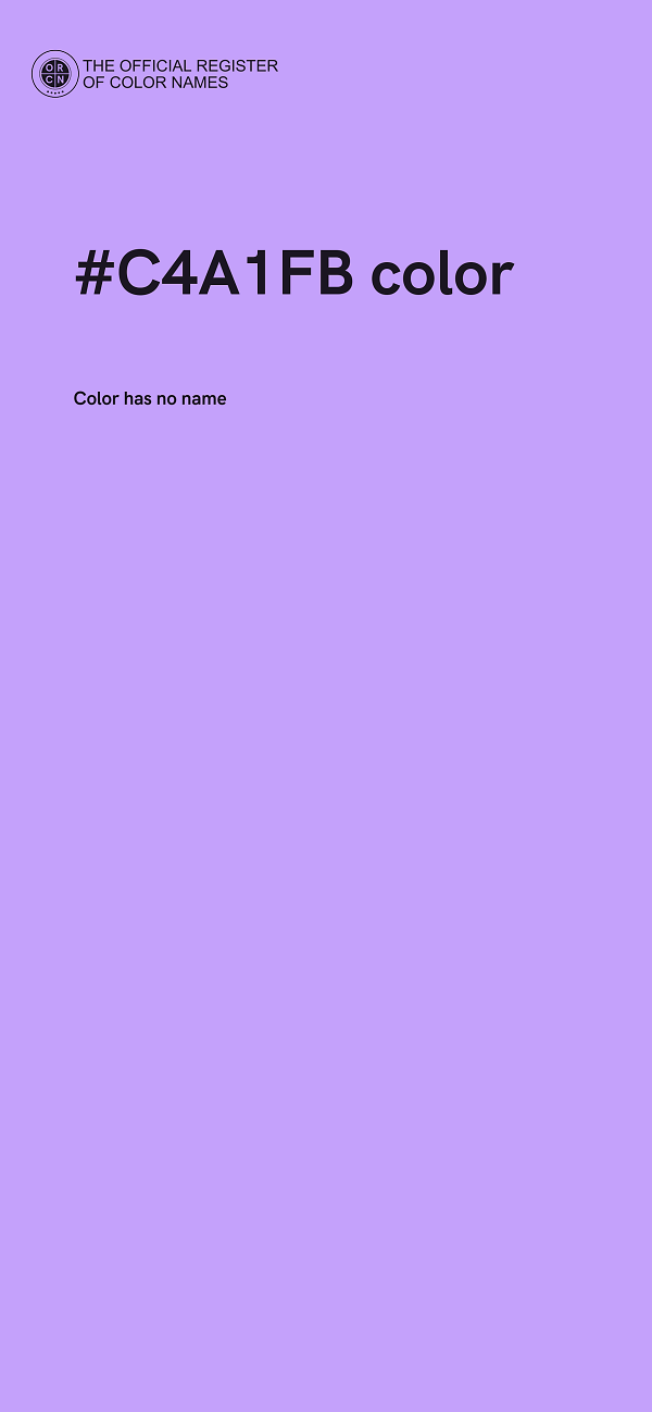 #C4A1FB color image