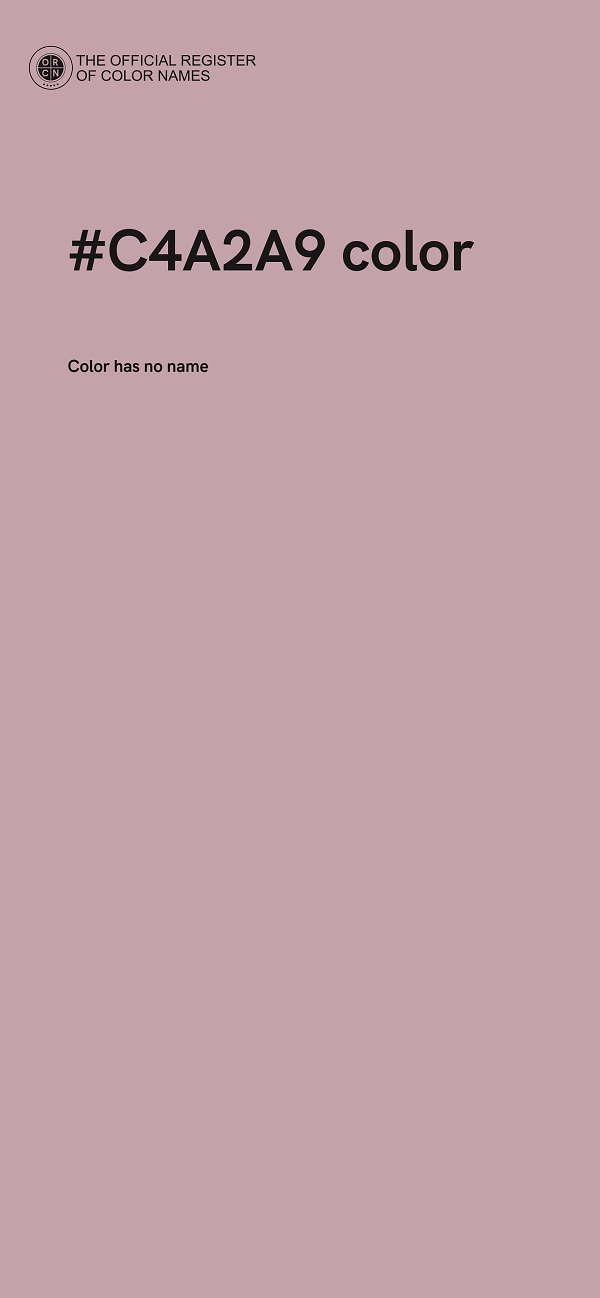 #C4A2A9 color image