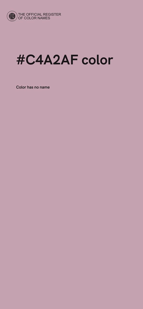 #C4A2AF color image