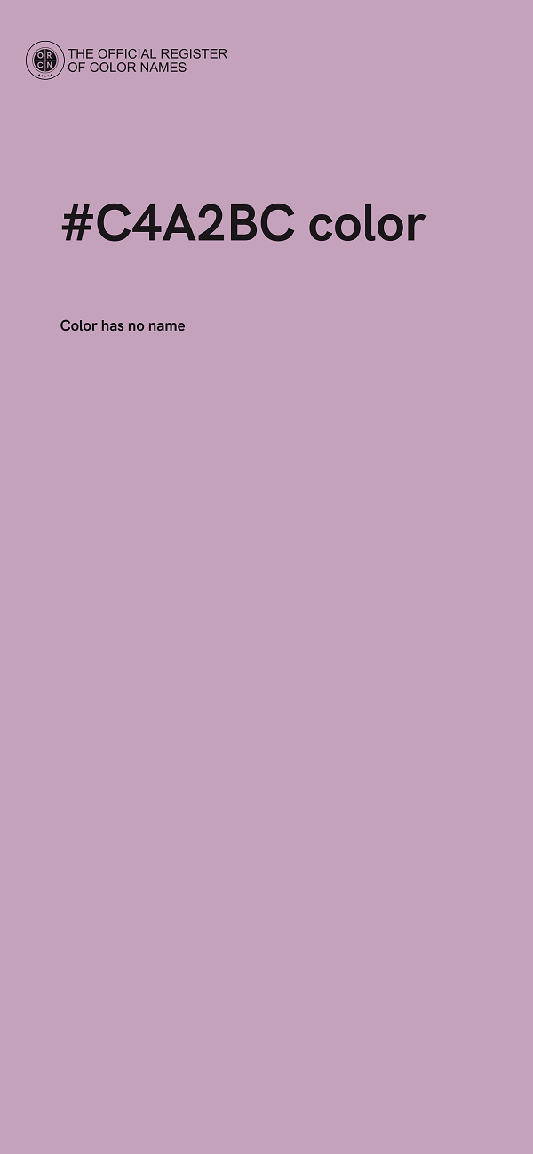 #C4A2BC color image