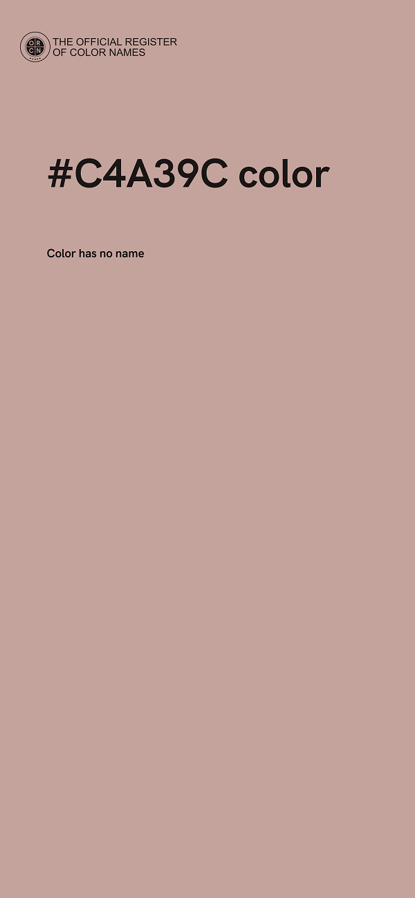 #C4A39C color image