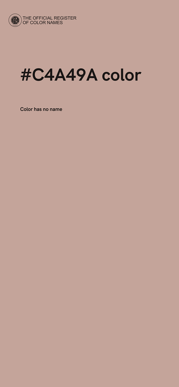 #C4A49A color image