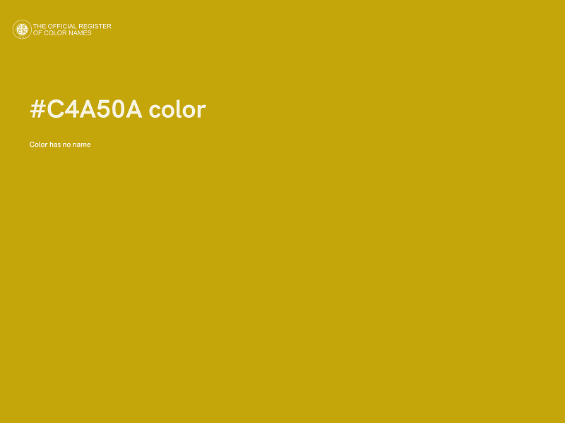 #C4A50A color image