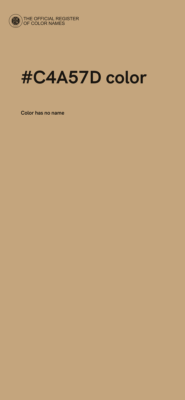 #C4A57D color image