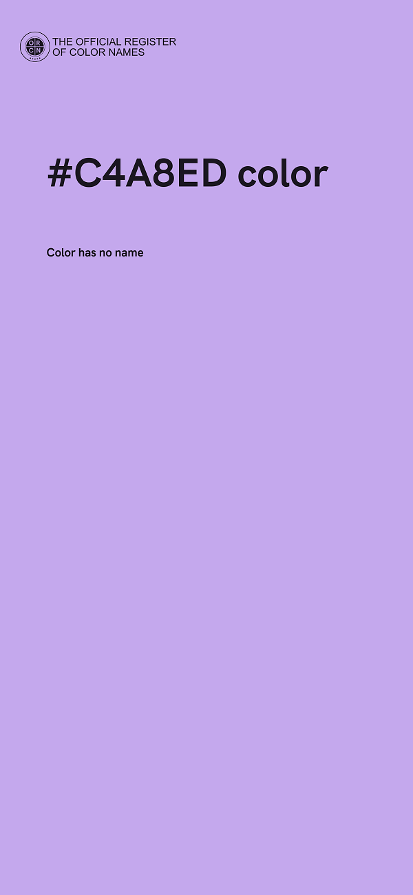 #C4A8ED color image