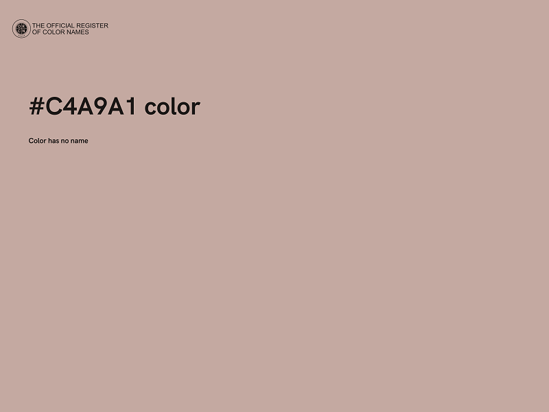 #C4A9A1 color image