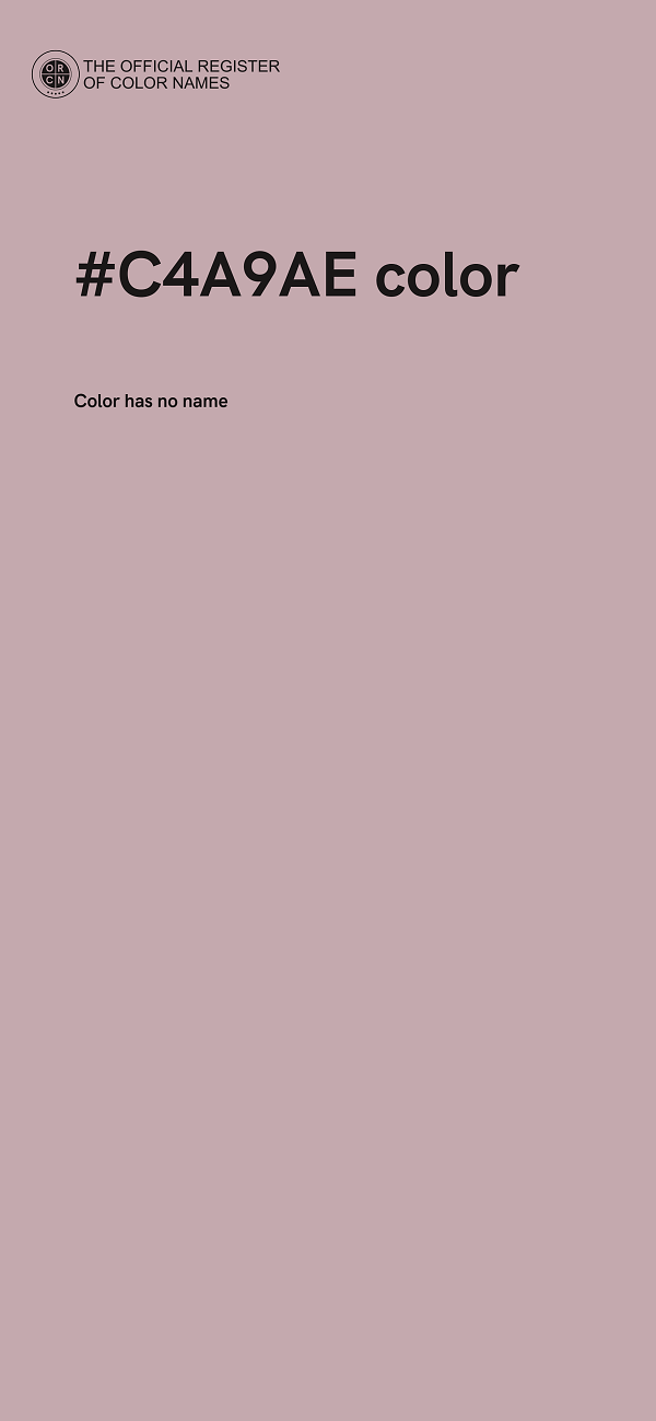 #C4A9AE color image