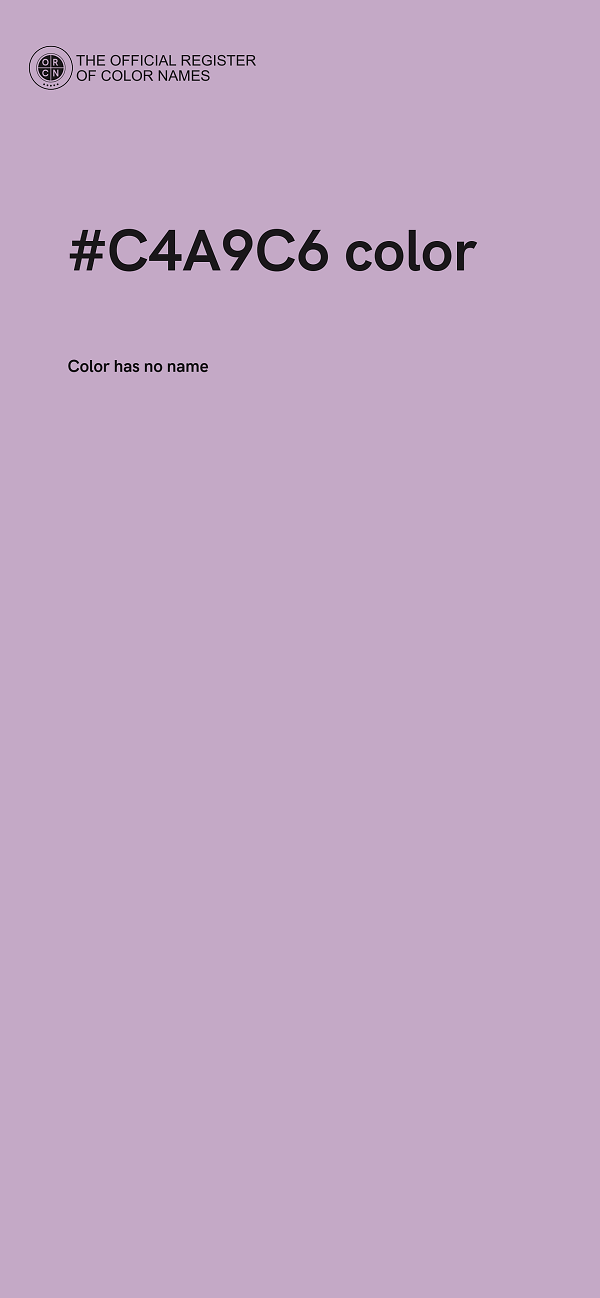 #C4A9C6 color image