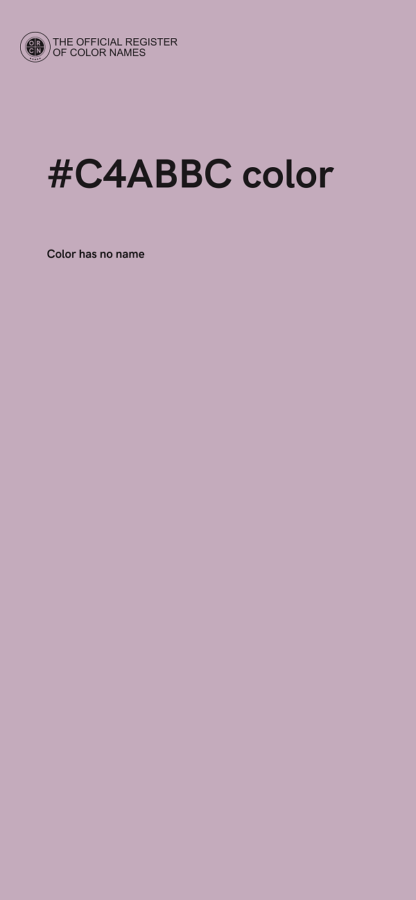 #C4ABBC color image