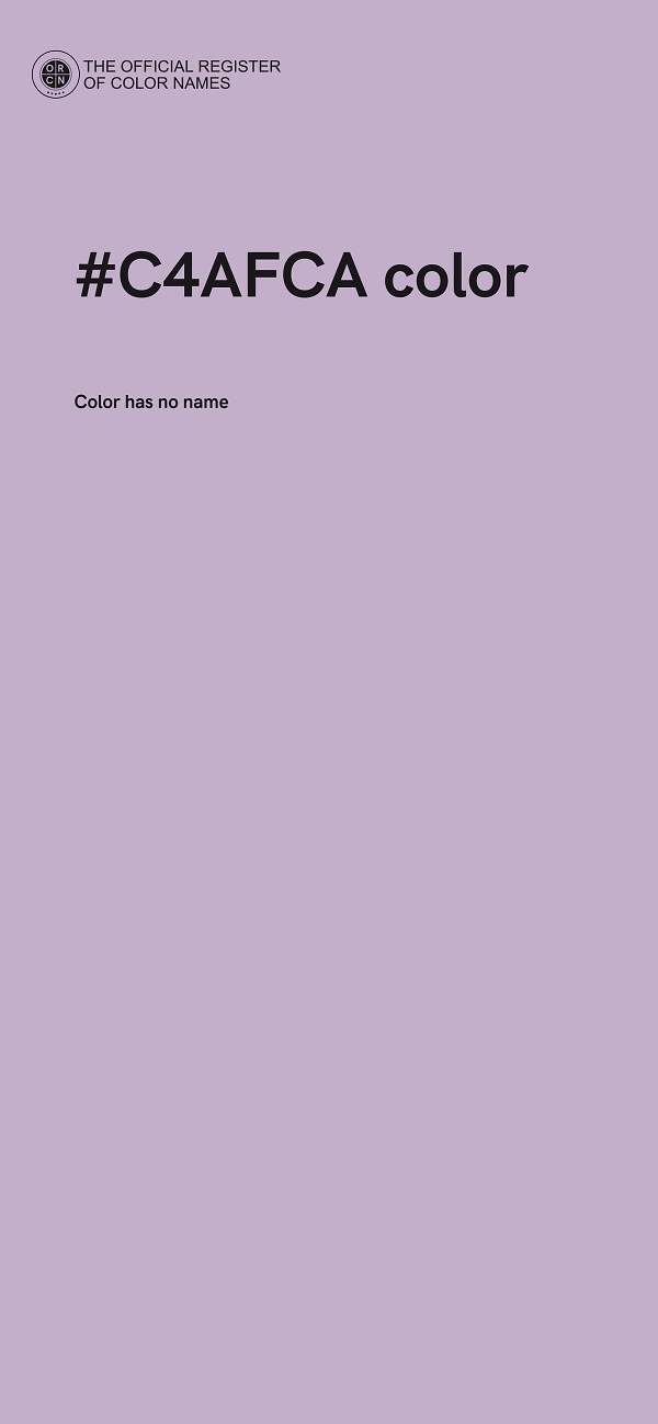 #C4AFCA color image