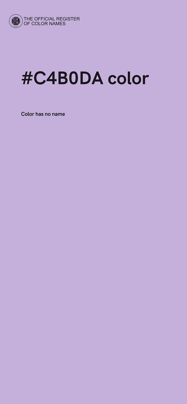#C4B0DA color image