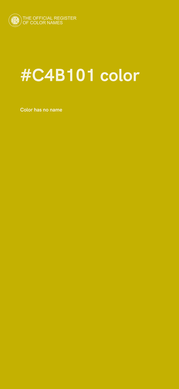 #C4B101 color image