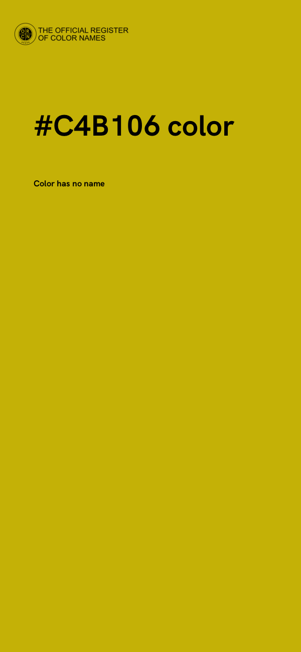 #C4B106 color image