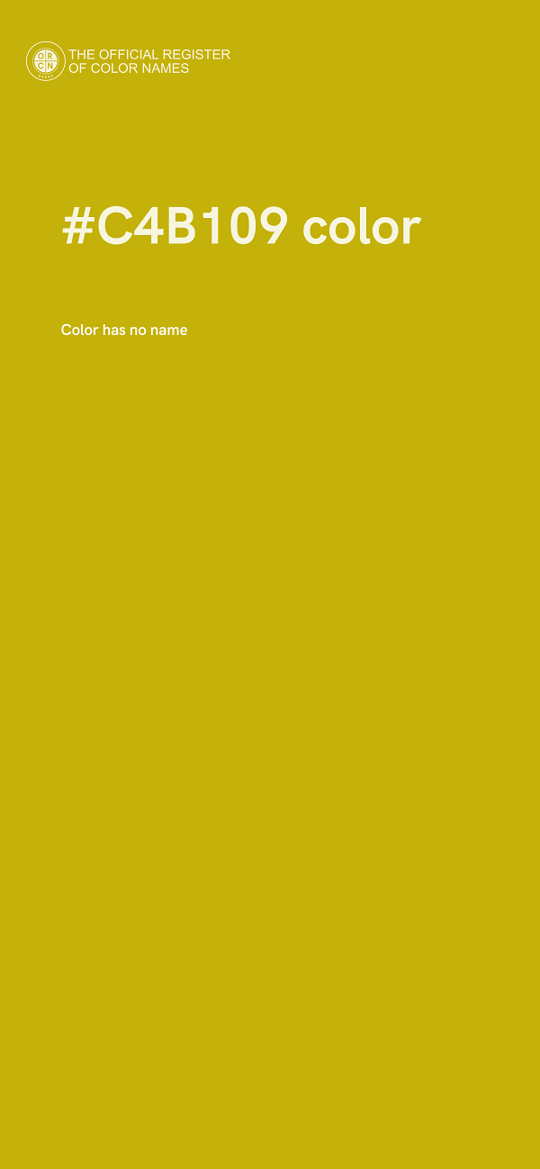 #C4B109 color image