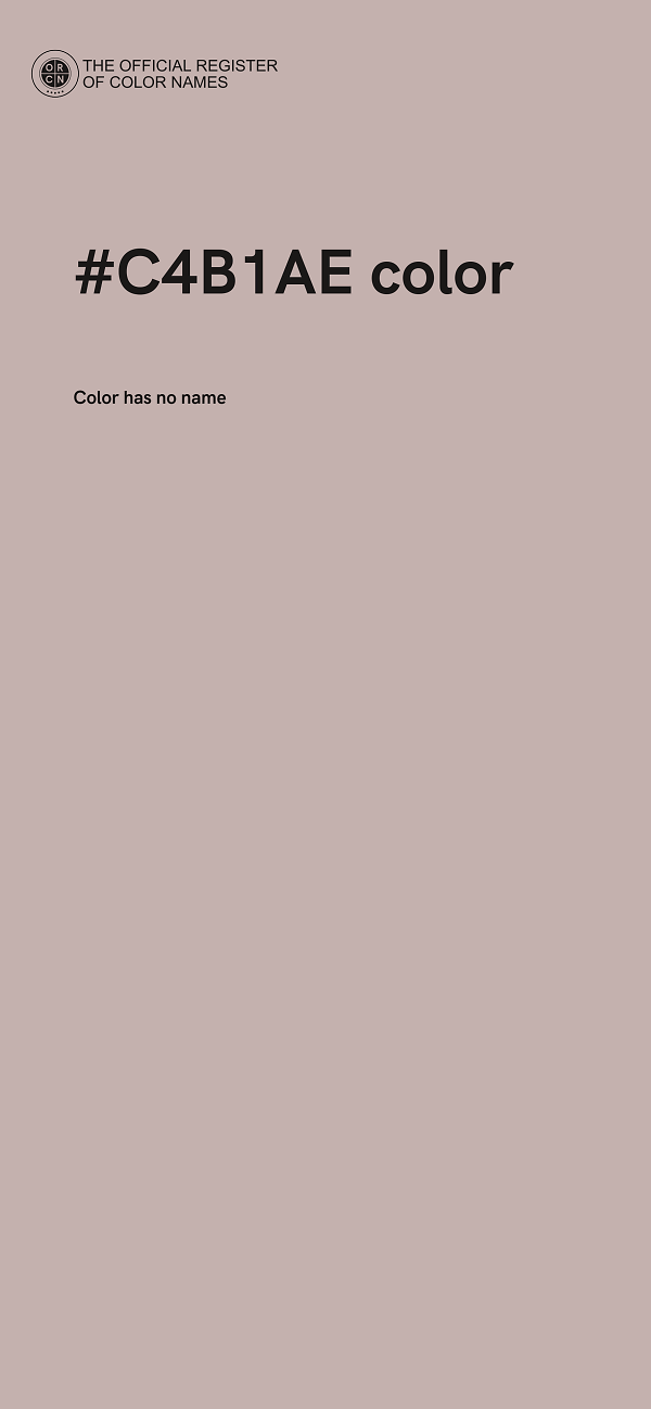 #C4B1AE color image