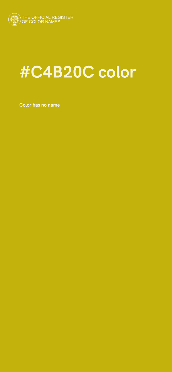 #C4B20C color image