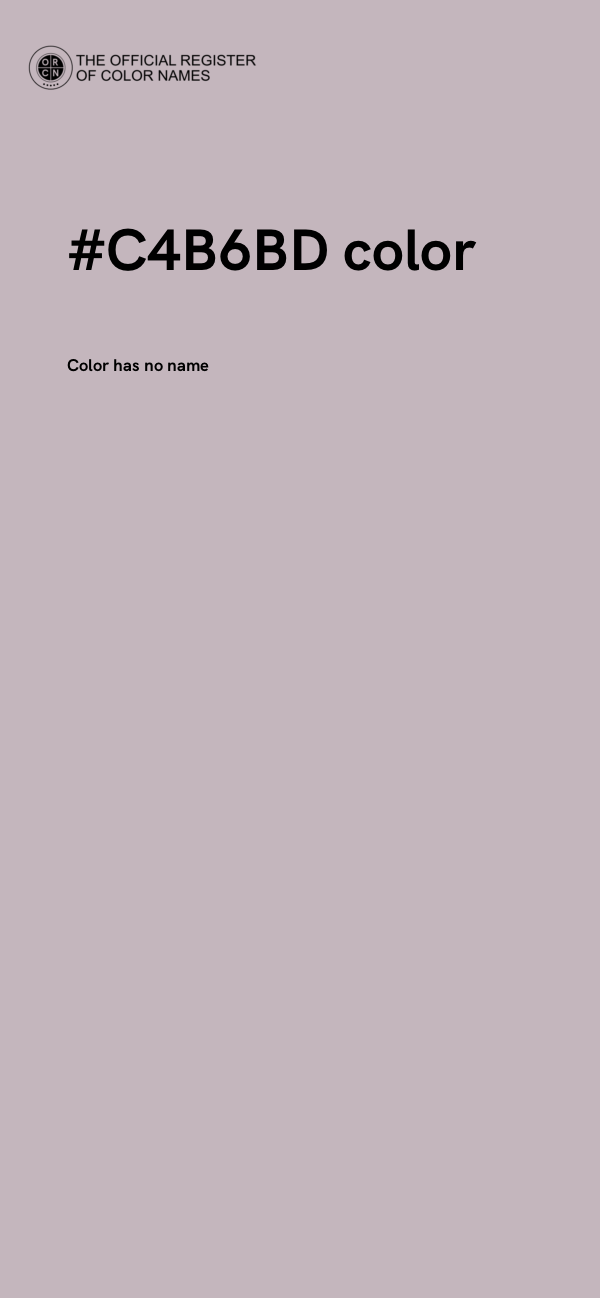 #C4B6BD color image