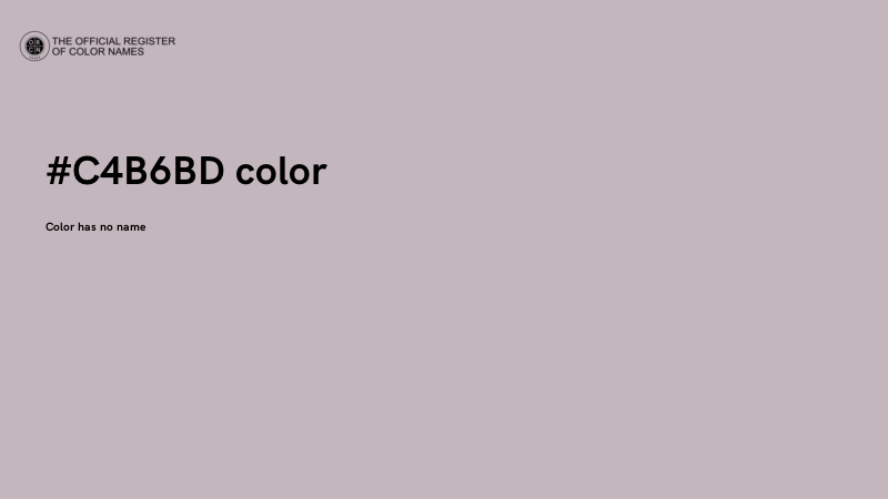 #C4B6BD color image
