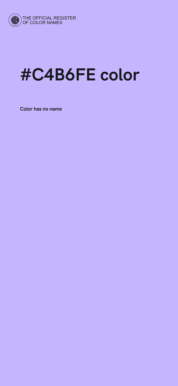 #C4B6FE color image