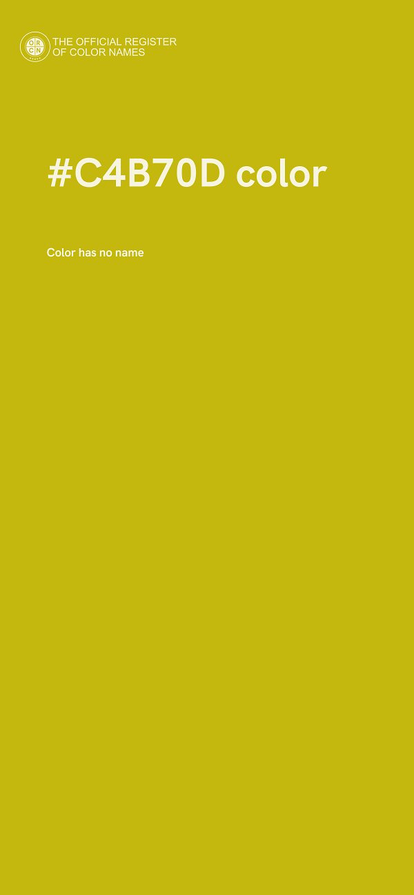 #C4B70D color image