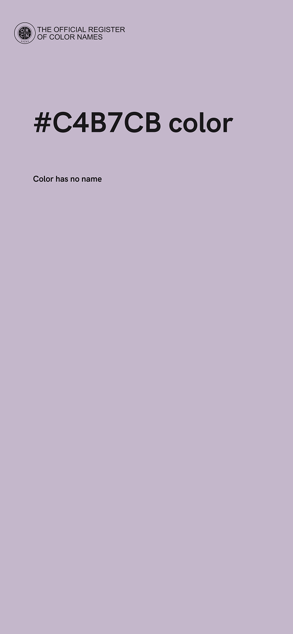 #C4B7CB color image