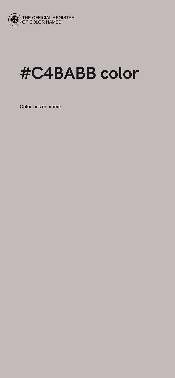 #C4BABB color image