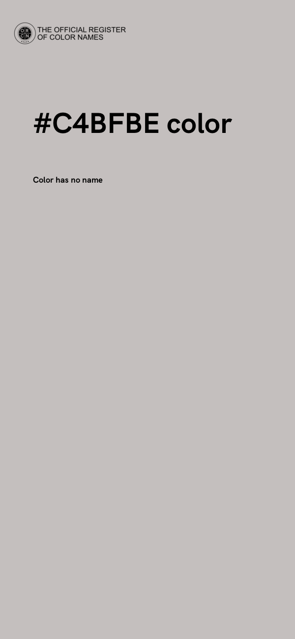 #C4BFBE color image