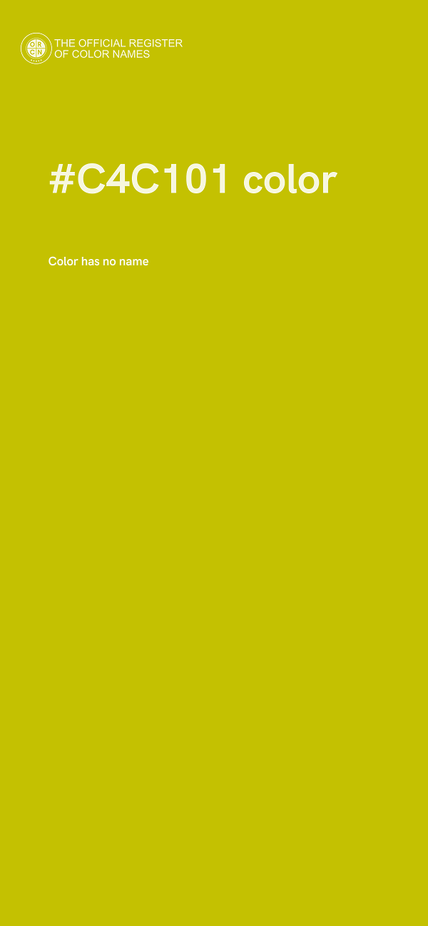 #C4C101 color image