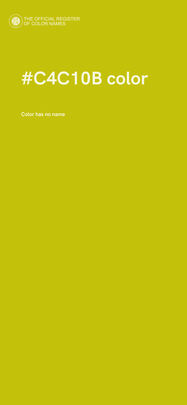 #C4C10B color image