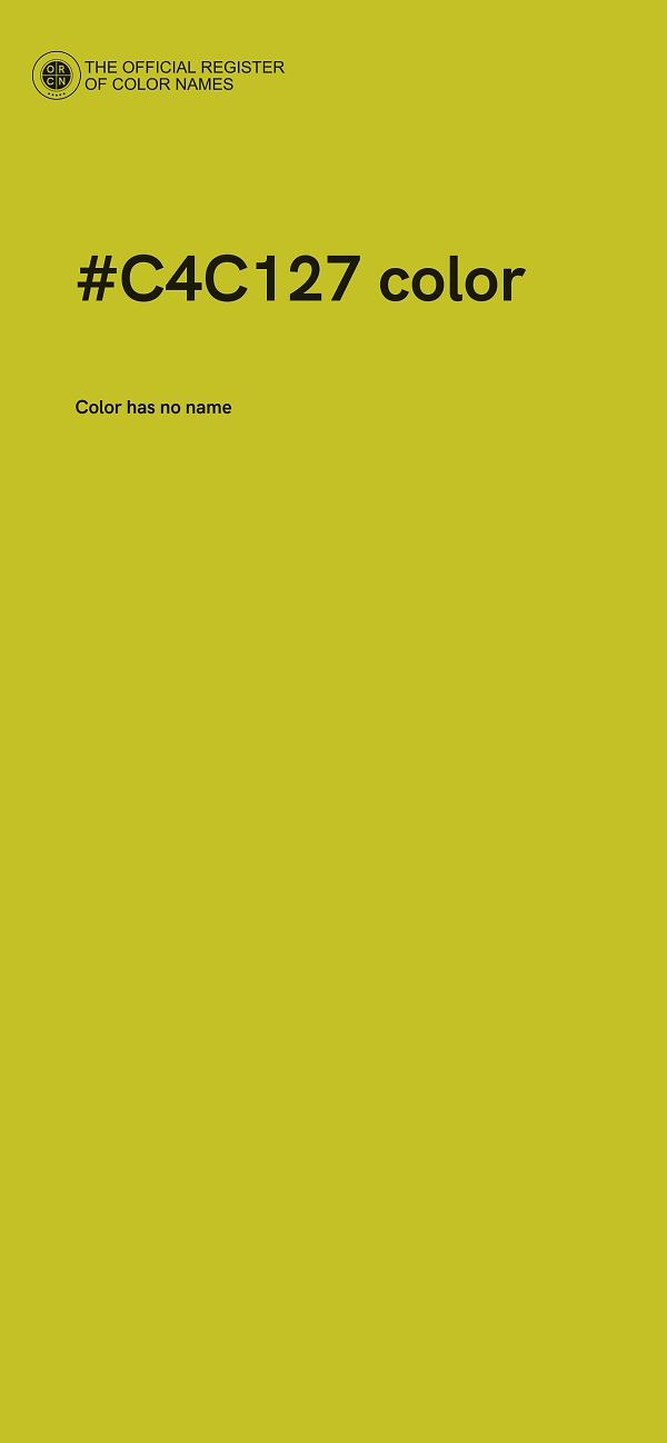 #C4C127 color image