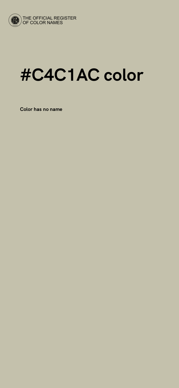 #C4C1AC color image