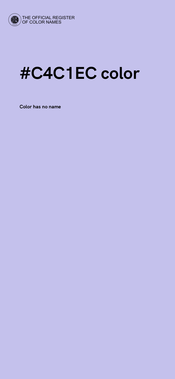 #C4C1EC color image