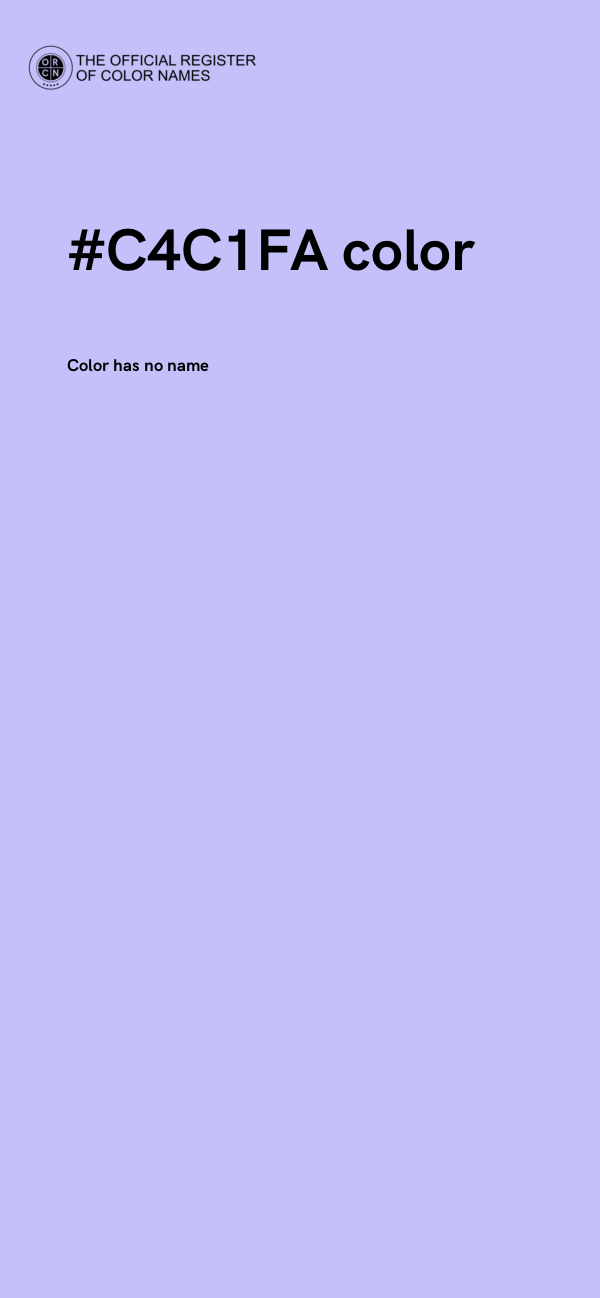 #C4C1FA color image
