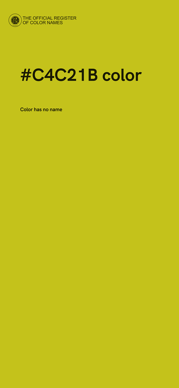 #C4C21B color image