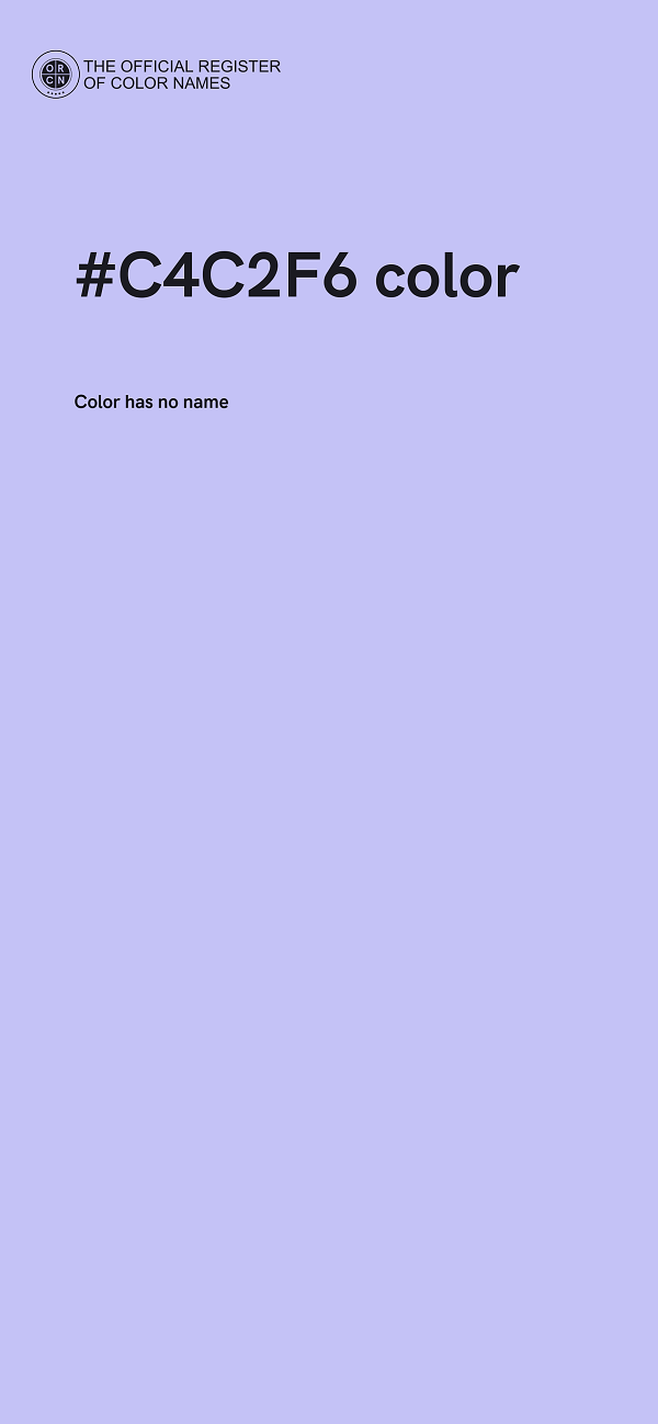 #C4C2F6 color image