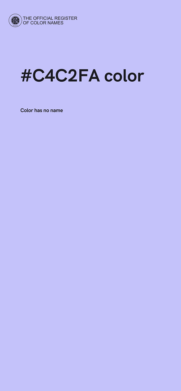 #C4C2FA color image