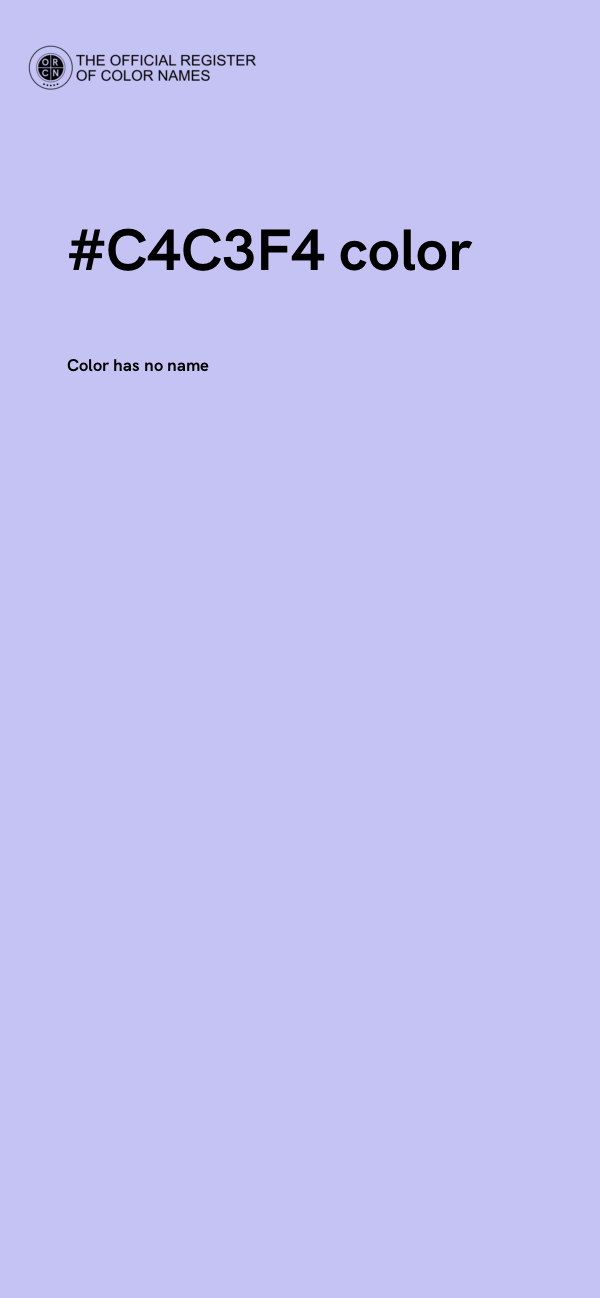 #C4C3F4 color image