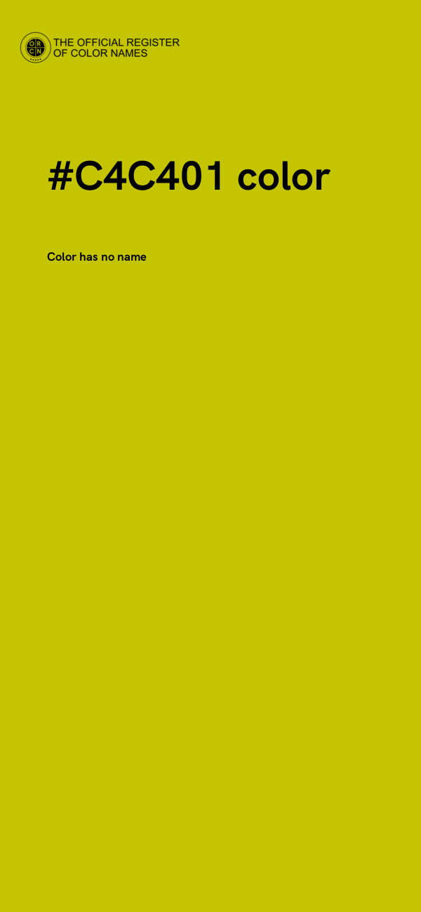 #C4C401 color image