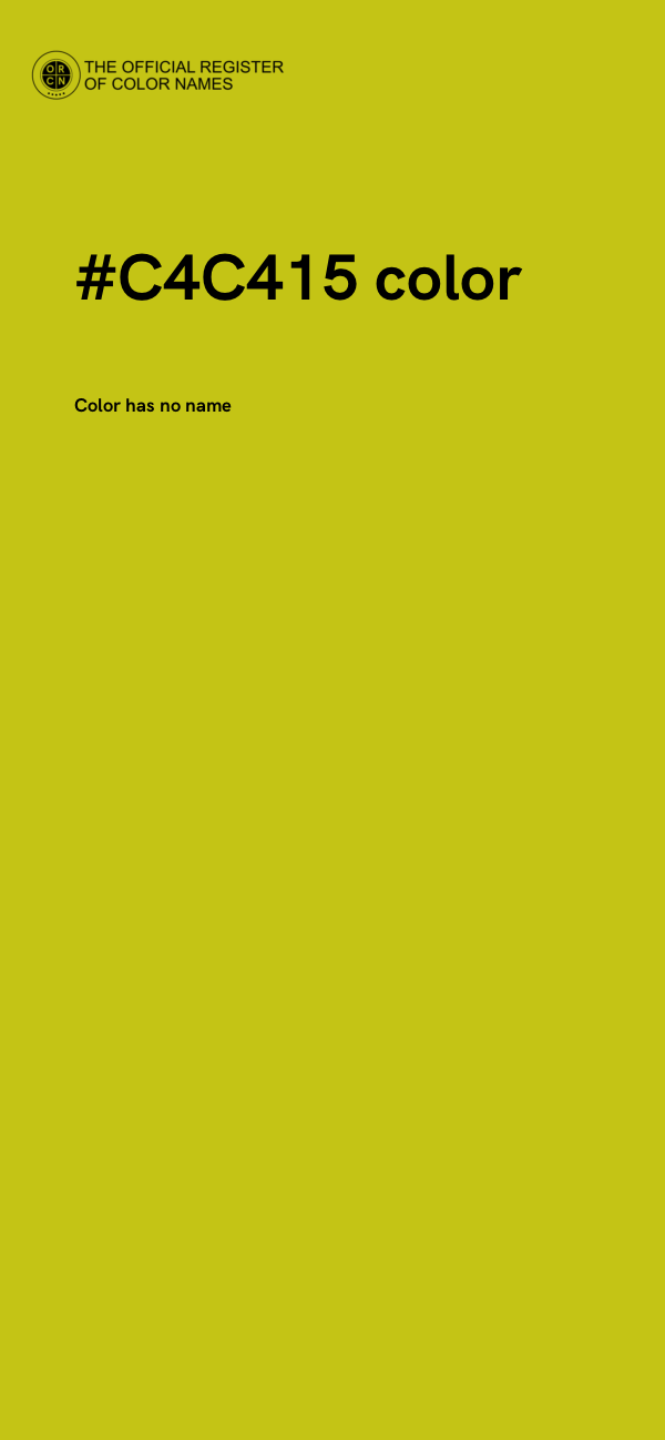 #C4C415 color image