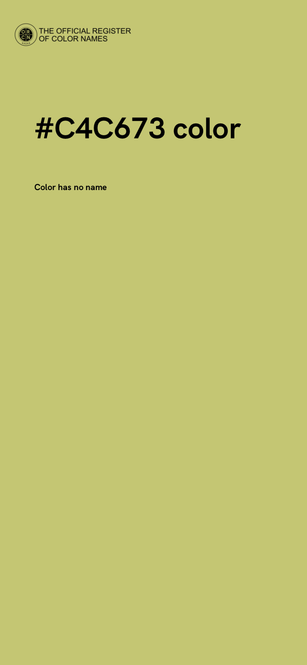 #C4C673 color image