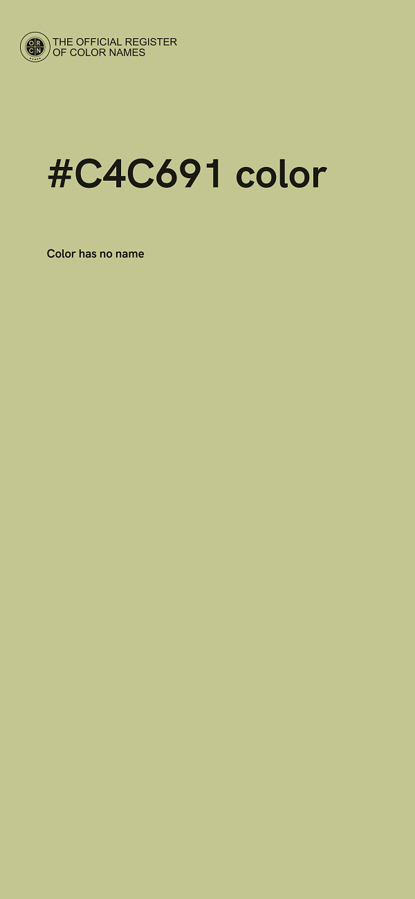 #C4C691 color image