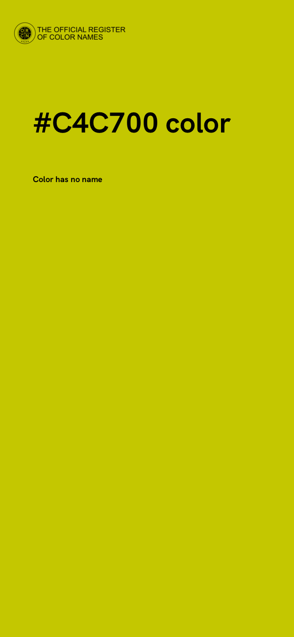 #C4C700 color image