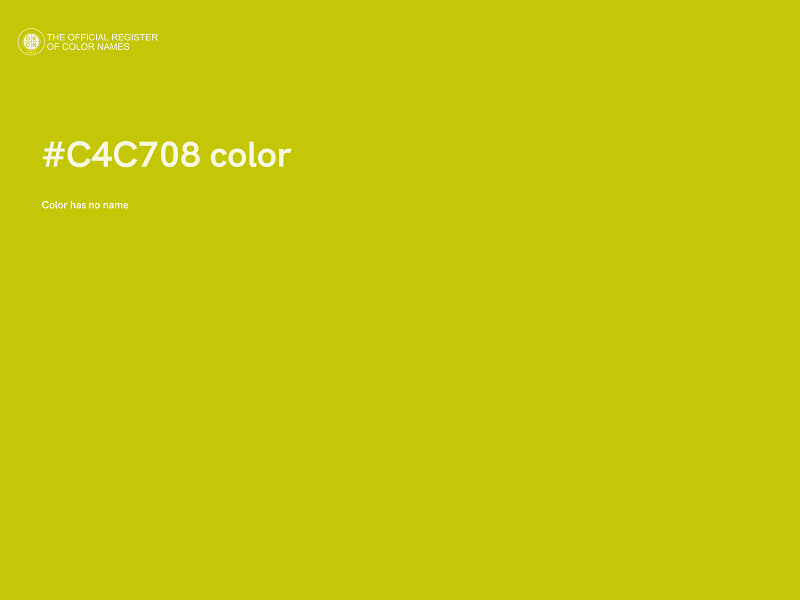 #C4C708 color image