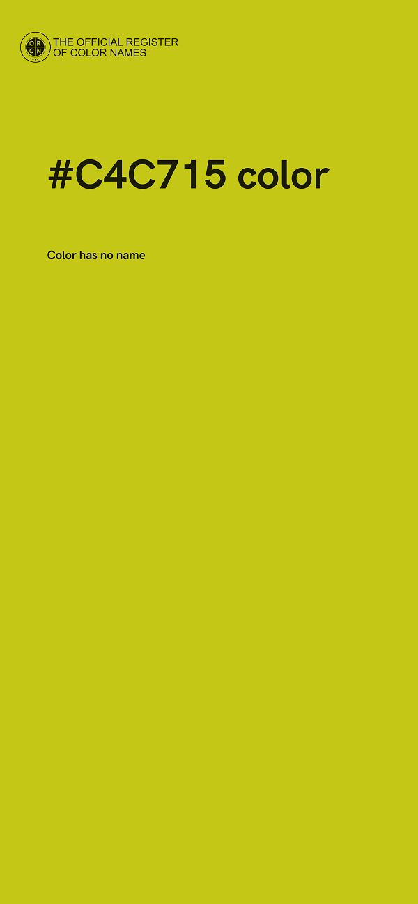 #C4C715 color image